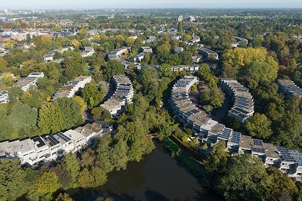 Dronefoto Park Rozendaal te Leusden